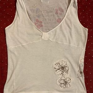 M.Officer women’s Print Flowers Tank Top